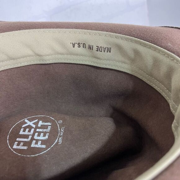 Flex felt wool hat Vintage size Small Petite Diameter 7" - Picture 5 of 11